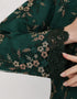 BAJU KURUNG PAHANG MODEN AMBERLEE (EMERALD GREEN)